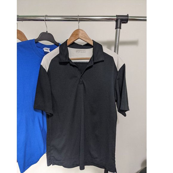 Nike golf shirt dry fit medium black - Picture 1 of 1